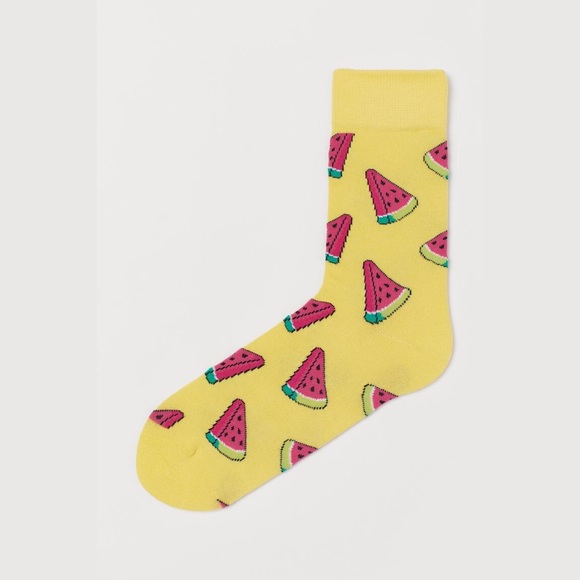 H&M Other - 🍉 Watermelon Funky socks